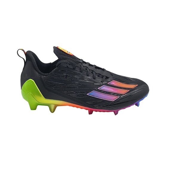 Adidas Adizero Big Mood Mens Black Emoji Football Cleats Size 11‎ GW7620 - Picture 1 of 10